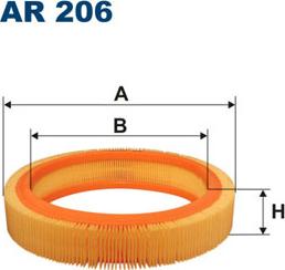 Filtron AR206 - Air Filter, engine onlydrive.pro