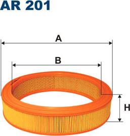 Filtron AR201 - Oro filtras onlydrive.pro