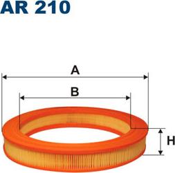 Filtron AR210 - Air Filter, engine onlydrive.pro