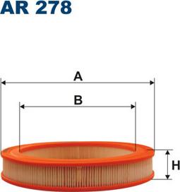 Filtron AR278 - Air Filter, engine onlydrive.pro