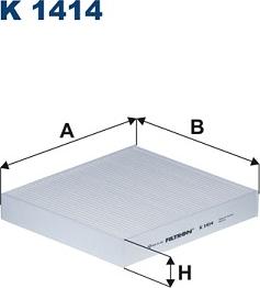 Filtron K 1414 - Filter,salongiõhk onlydrive.pro