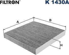 Filtron K 1430A - Filter, interior air onlydrive.pro