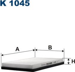 Filtron K1045 - Filtras, salono oras onlydrive.pro