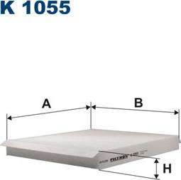 Filtron K1055 - Suodatin, sisäilma onlydrive.pro