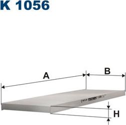 Filtron K1056 - Filtras, salono oras onlydrive.pro