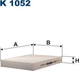 Filtron K1052 - Suodatin, sisäilma onlydrive.pro