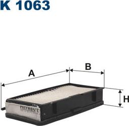 Filtron K1063 - Suodatin, sisäilma onlydrive.pro