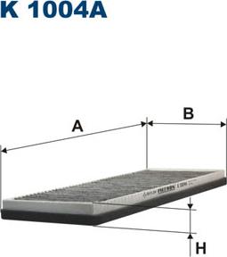 Filtron K1004A - Фильтр воздуха в салоне onlydrive.pro