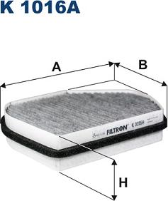 Filtron K1016A - Suodatin, sisäilma onlydrive.pro