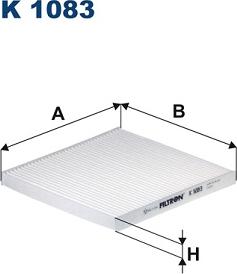 Filtron K1083 - Filter, interior air onlydrive.pro