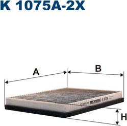 Filtron K1075A-2x - Filter, interior air onlydrive.pro