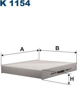 Filtron K1154 - Suodatin, sisäilma onlydrive.pro