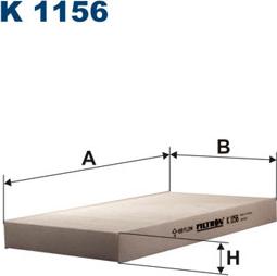 Filtron K1156 - Suodatin, sisäilma onlydrive.pro