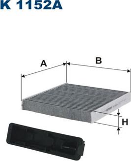 Filtron K1152A - Filter, interior air onlydrive.pro