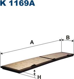 Filtron K1169A - Suodatin, sisäilma onlydrive.pro