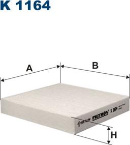 Filtron K1164 - Filter, interior air onlydrive.pro