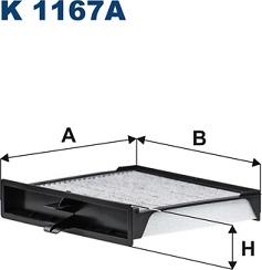 Filtron K 1167A - Filter, interior air onlydrive.pro