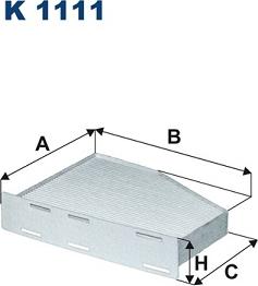 Filtron K1111 - Suodatin, sisäilma onlydrive.pro