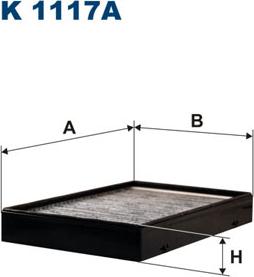 Filtron K1117A - Suodatin, sisäilma onlydrive.pro