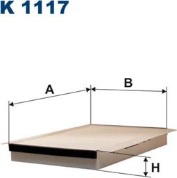 Filtron K1117 - Suodatin, sisäilma onlydrive.pro