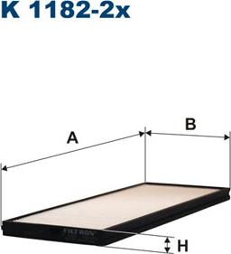 Filtron K1182-2x - Filter, interior air onlydrive.pro