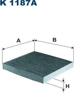 Filtron K1187A - Filter, interior air onlydrive.pro