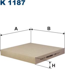 Filtron K1187 - Filter, interior air onlydrive.pro