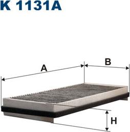 Filtron K1131A - Suodatin, sisäilma onlydrive.pro