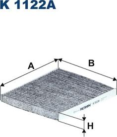 Filtron K1122A - Filter,salongiõhk onlydrive.pro