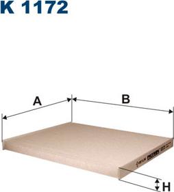 Filtron K1172 - Suodatin, sisäilma onlydrive.pro