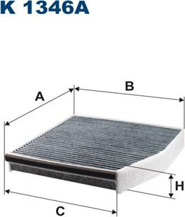 Filtron K1346A - Suodatin, sisäilma onlydrive.pro