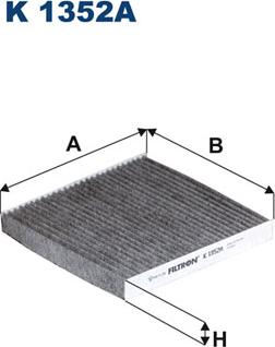 Filtron K1352A - Filter, interior air onlydrive.pro