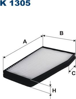 Filtron K1305 - Filter, interior air onlydrive.pro