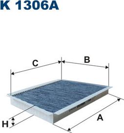 Filtron K1306A - Suodatin, sisäilma onlydrive.pro