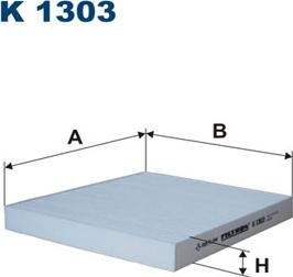 Filtron K1303 - Suodatin, sisäilma onlydrive.pro