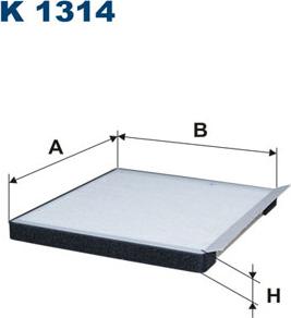 Filtron K1314 - Filter, interior air onlydrive.pro