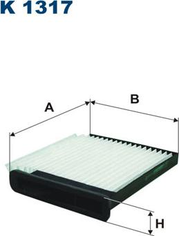 Filtron K1317 - Suodatin, sisäilma onlydrive.pro