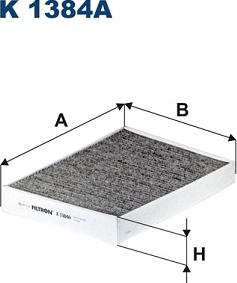 Filtron K1384A - Filter, interior air onlydrive.pro