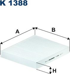 Filtron K 1388 - Filter, interior air onlydrive.pro