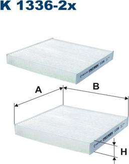 Filtron K1336-2x - Suodatin, sisäilma onlydrive.pro