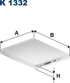 Filtron K1332 - Filter, interior air onlydrive.pro