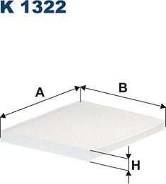 Filtron K1322 - Filter, interior air onlydrive.pro