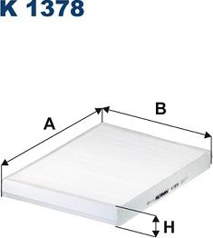 Filtron K1378 - Filter, interior air onlydrive.pro