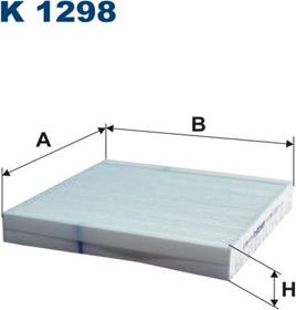 Filtron K1298 - Filter, interior air onlydrive.pro