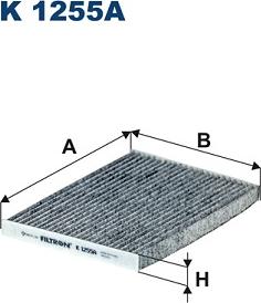 Filtron K1255A - Filter,salongiõhk onlydrive.pro