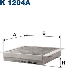 Filtron K1204A - Filter, interior air onlydrive.pro