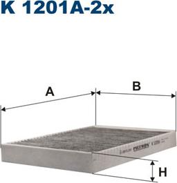 Filtron K1201A-2x - Suodatin, sisäilma onlydrive.pro