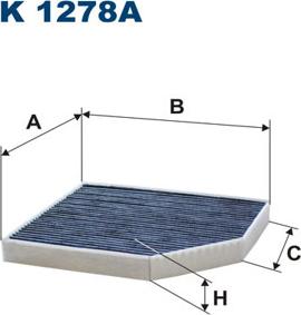 Filtron K1278A - Filter, interior air onlydrive.pro