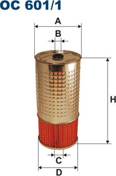 Filtron OC601/1 - Eļļas filtrs onlydrive.pro