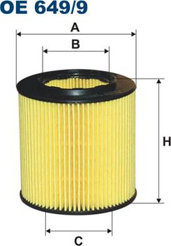 Filtron OE649/9 - Öljynsuodatin onlydrive.pro